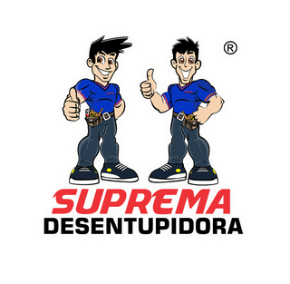 Logo da Suprema Desentupidora, desentupidora 24 horas em Ceará